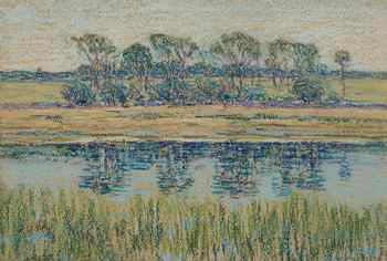 Tidal Marsh with Copse, 1895